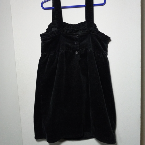 Gymboree Black Outfit with CT Face Thick Corduroy Jumper Girl Dress Size 8 - Picture 5 of 6